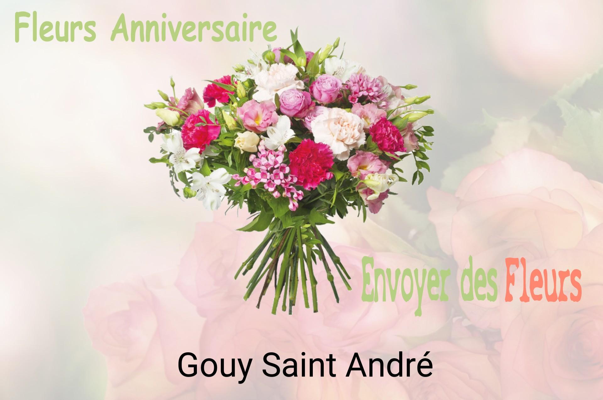 Bouquet de fleurs d’anniversaire livré à Gouy-Saint-André