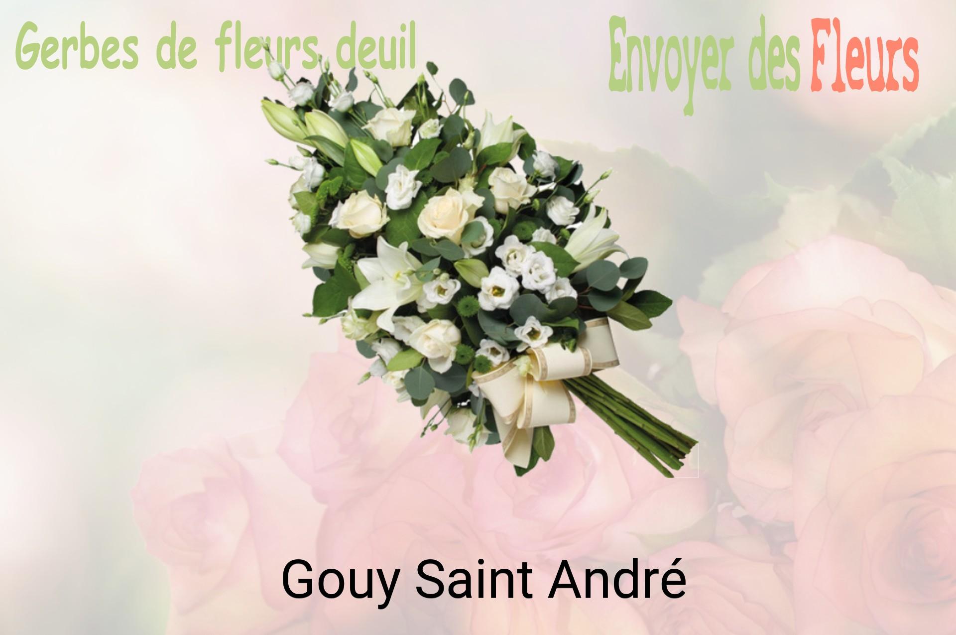 Gerbe de fleurs de deuil livrée à Gouy-Saint-André